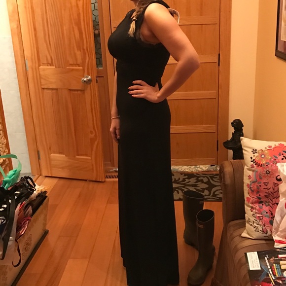 BCBG Long Black Dress - Picture 2 of 6